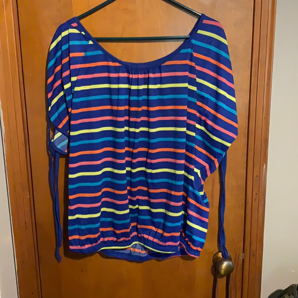 Tie sleeve tunic top